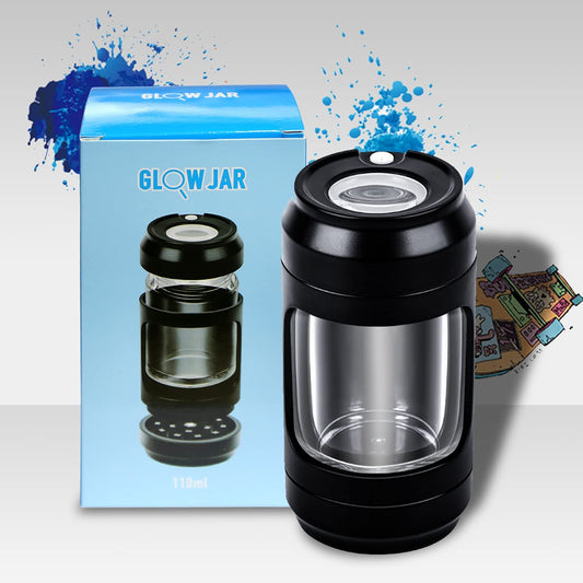 IllumiGrind Pro - LED Herb Storage & Grinder Jar