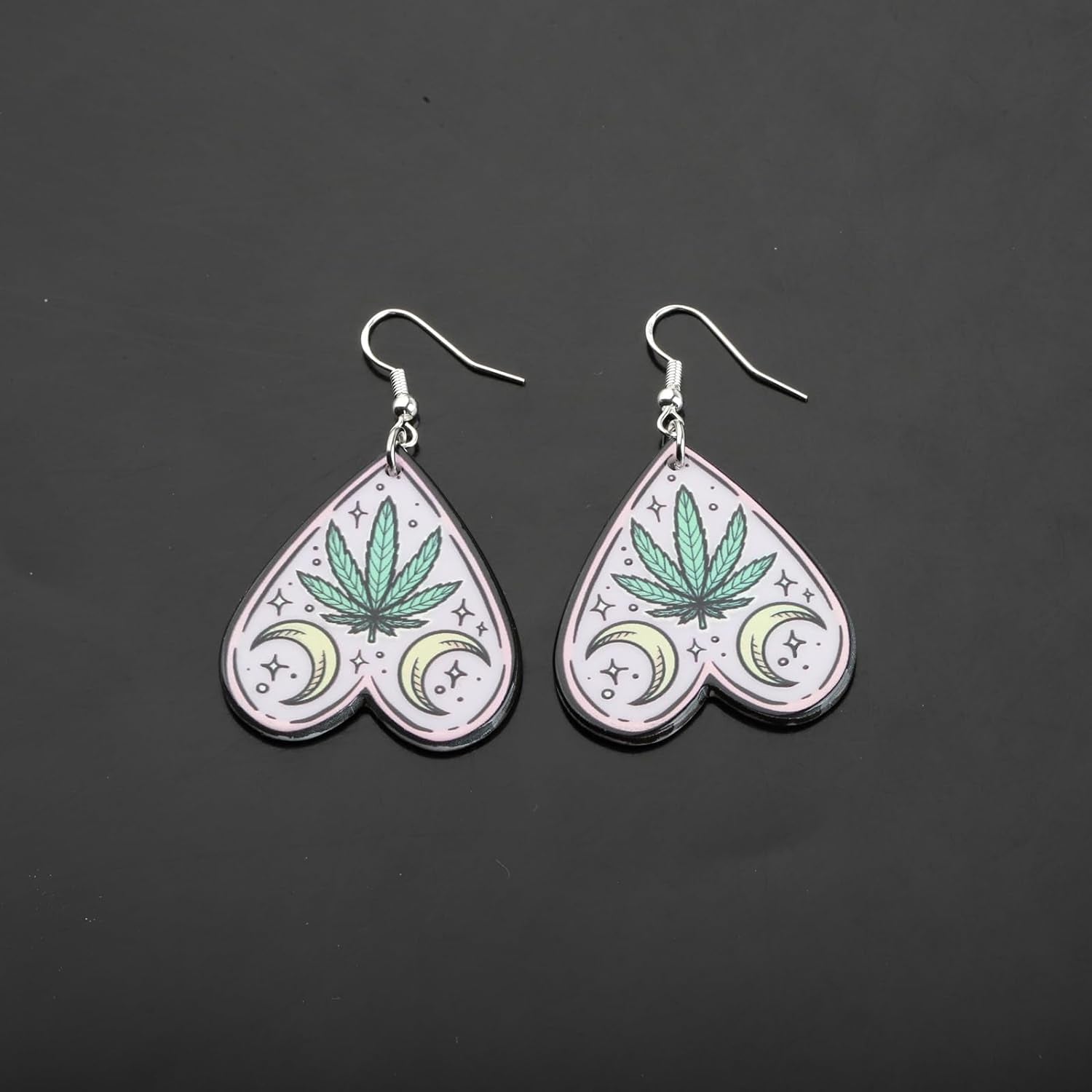 Leaf Heart Earrings