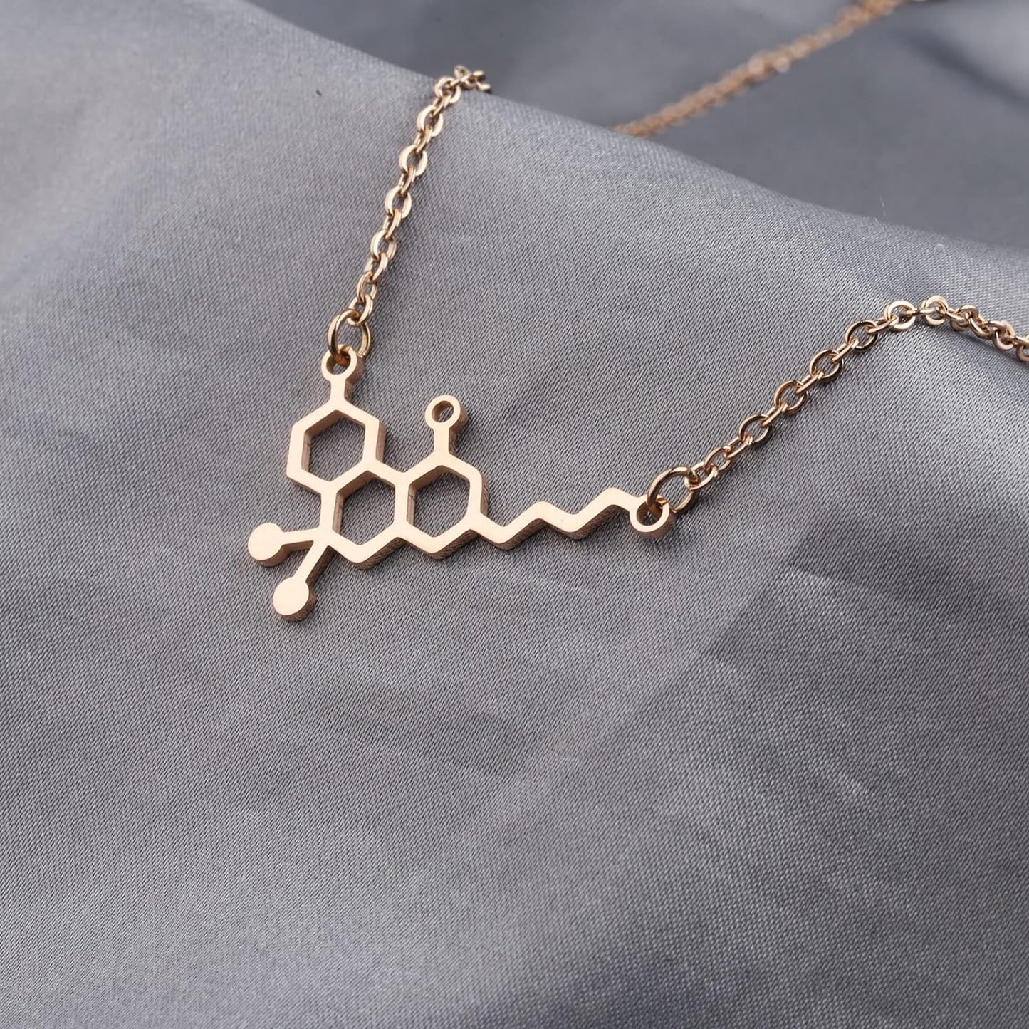 THC Molecule Necklace CBD Molecule Necklace Pot Lovers Gift Cannabis Molecule Gift 420 Science Gift Chemistry Gift