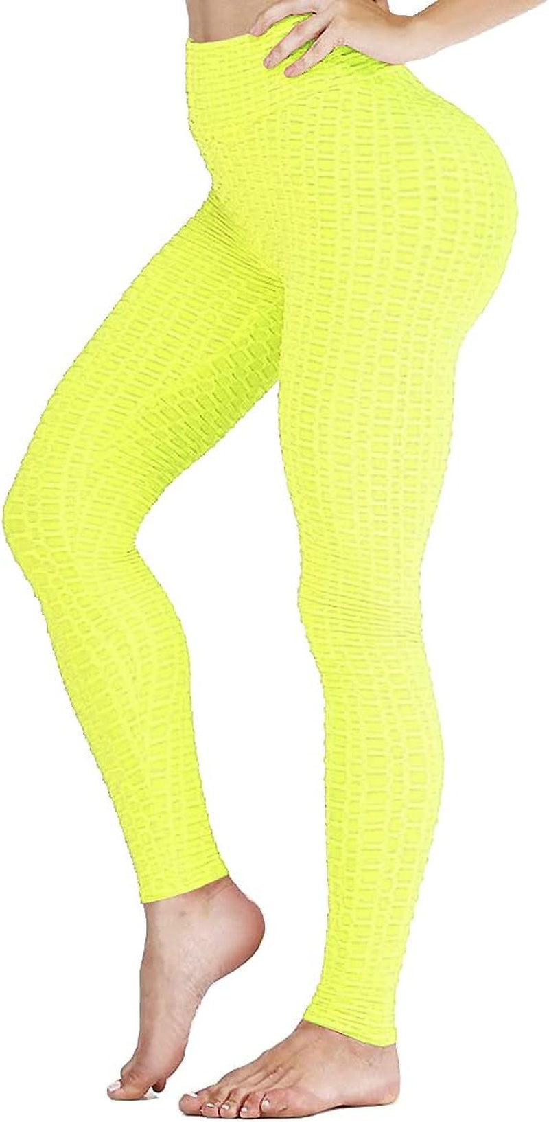 Butt Lifting anti Cellulite Leggings for Women High Waisted Yoga Pants Workout Tummy Control Sport Tights