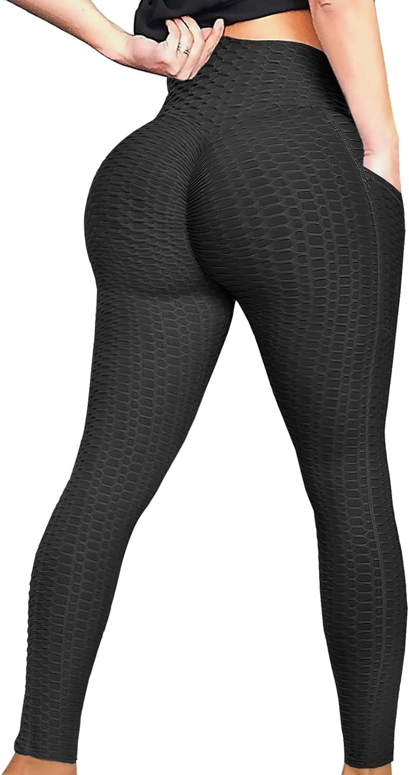 Butt Lifting anti Cellulite Leggings for Women High Waisted Yoga Pants Workout Tummy Control Sport Tights