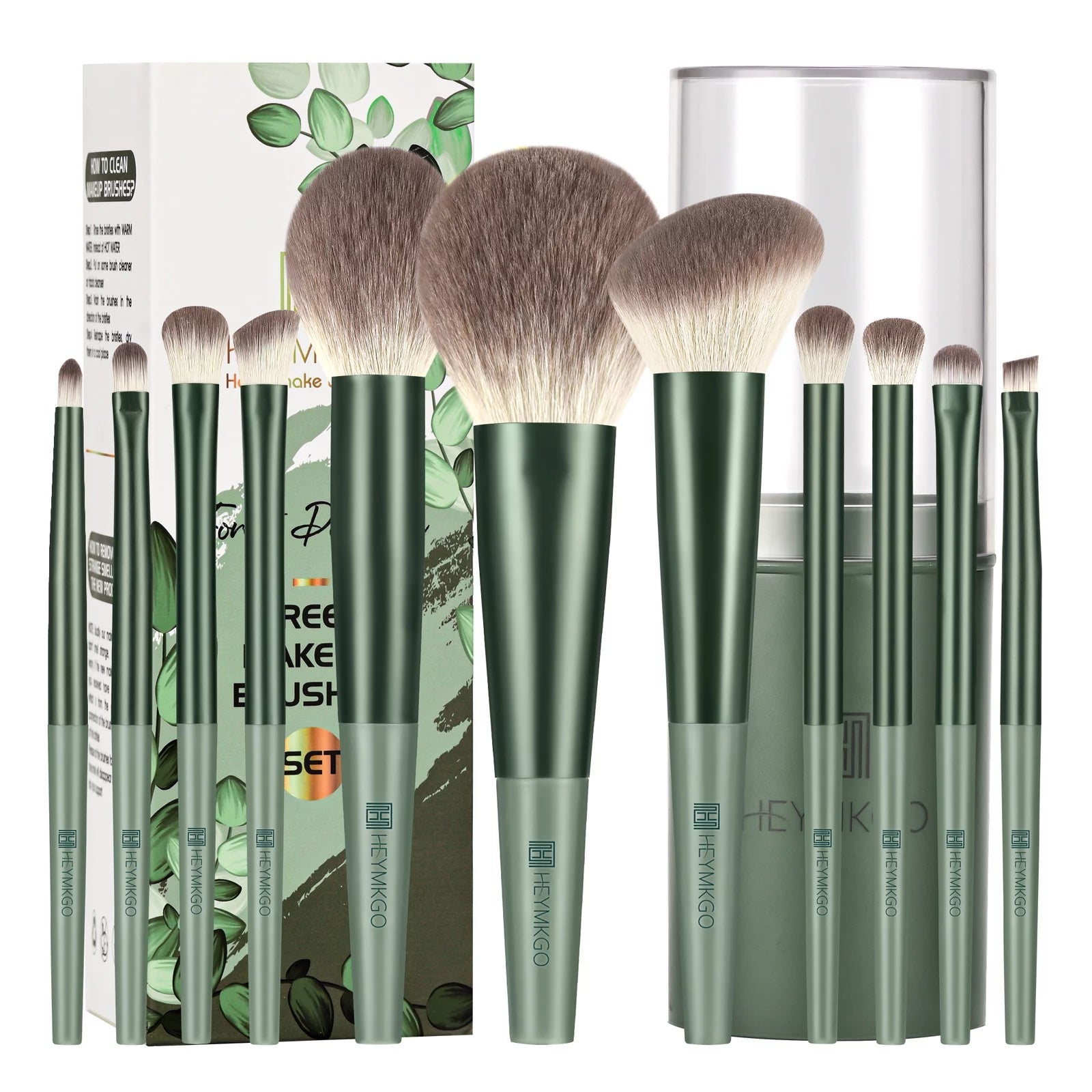 15-Piece Premium Makeup Brush Set with Synthetic Bristles