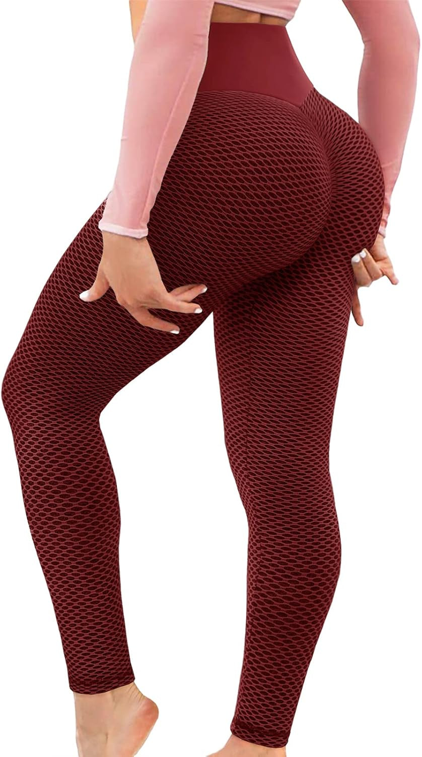 Butt Lifting anti Cellulite Leggings for Women High Waisted Yoga Pants Workout Tummy Control Sport Tights