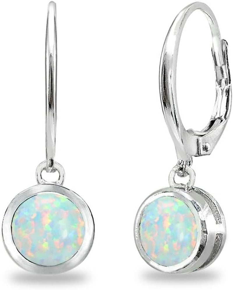 LuxeGleam Birthstone Dangle Earrings