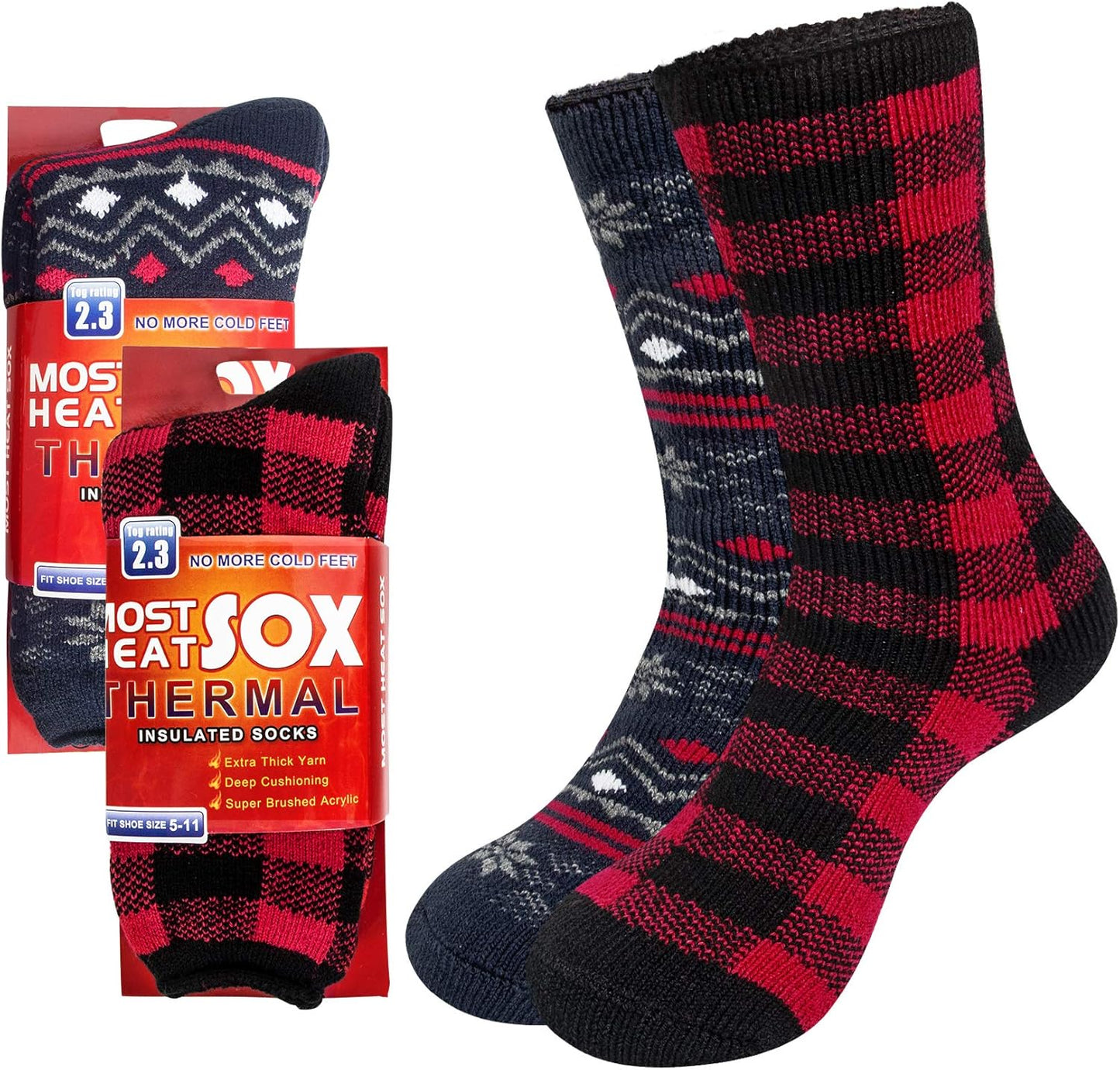 Women’s Thermal Winter Socks – Warm & Cozy for Cold Weather & Outdoor Adventures