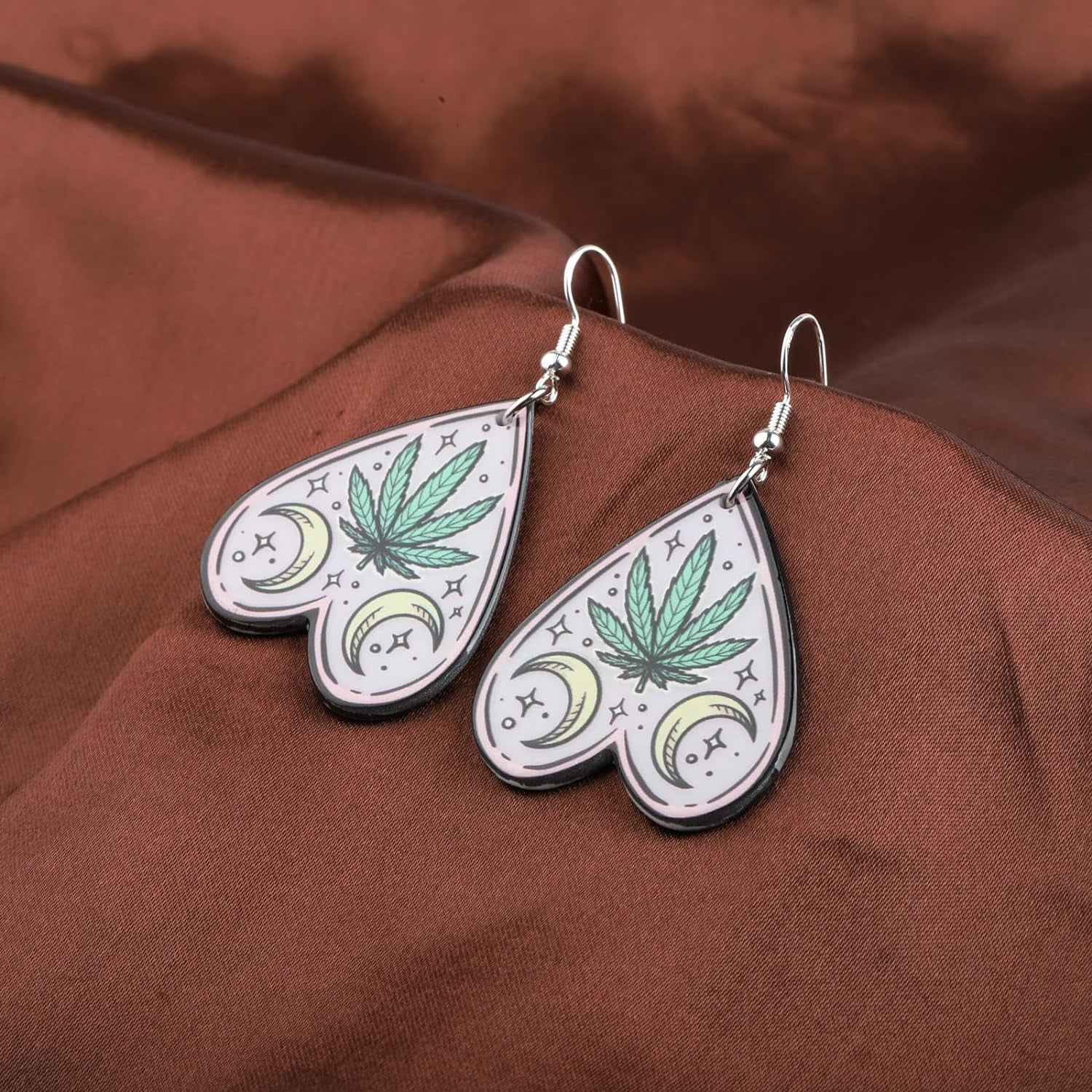 Leaf Heart Earrings