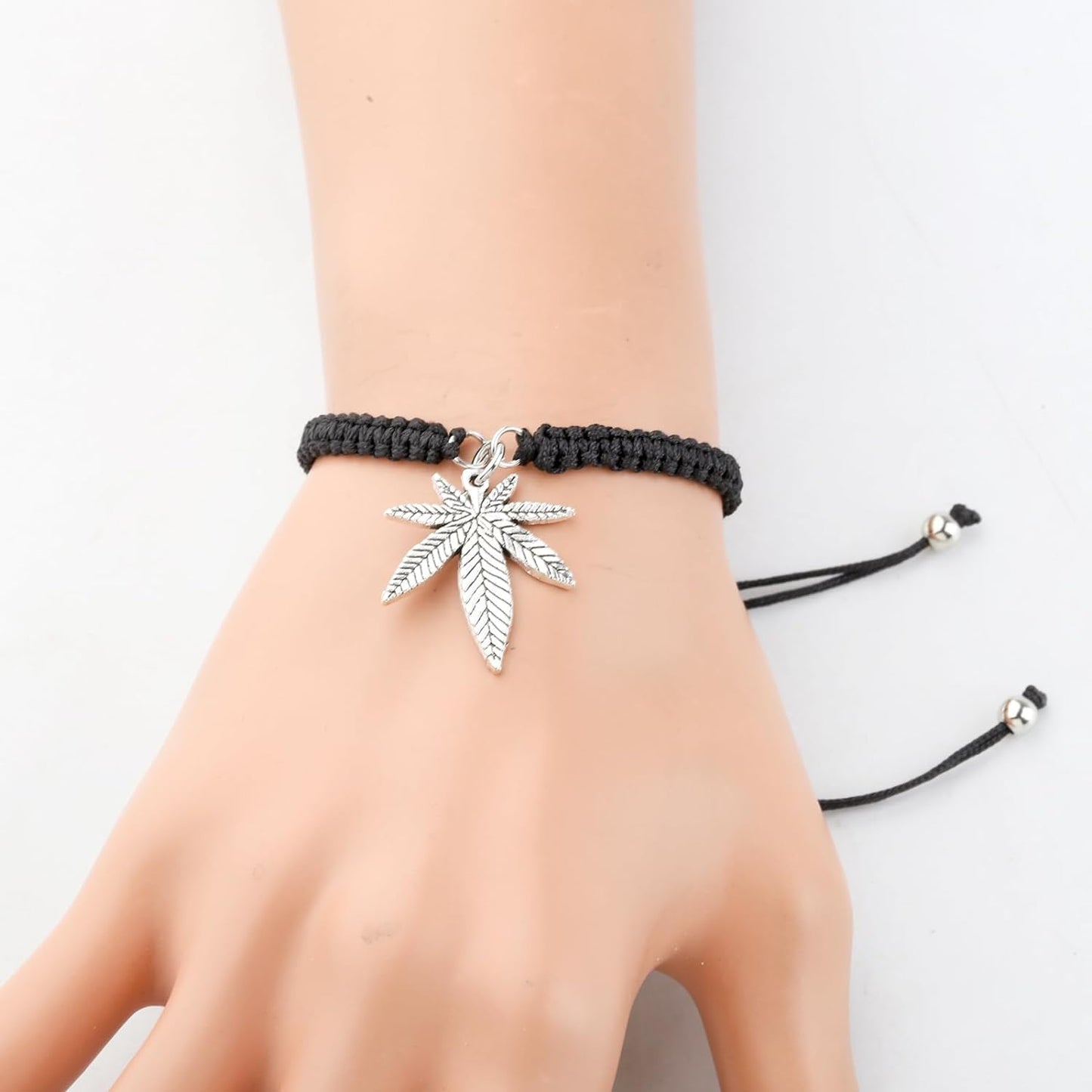 Cannabis Leaf Bracelet Cannabis Lover Gift Kiss Me I'M Highrish Cannabis Weed Bracelet Marijuana Gift Irish Wish Jewelry