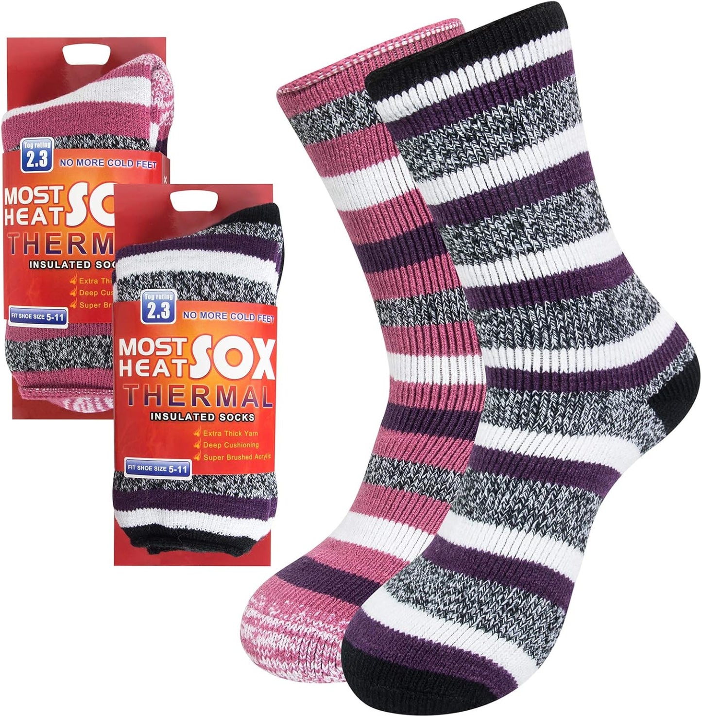 Women’s Thermal Winter Socks – Warm & Cozy for Cold Weather & Outdoor Adventures