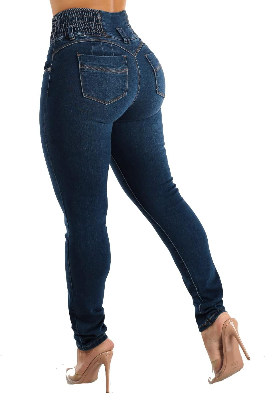 High Waisted Butt Lifting Jeans for Women - Colombian Design Jeans Levanta Cola