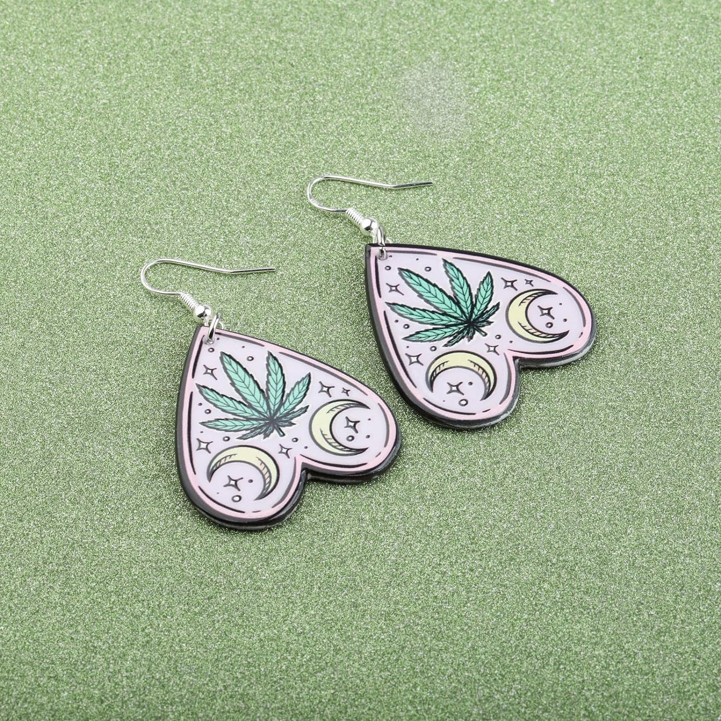 Leaf Heart Earrings