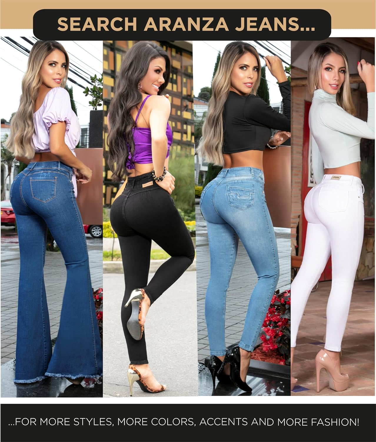 Colombian Jeans with Butt Lift