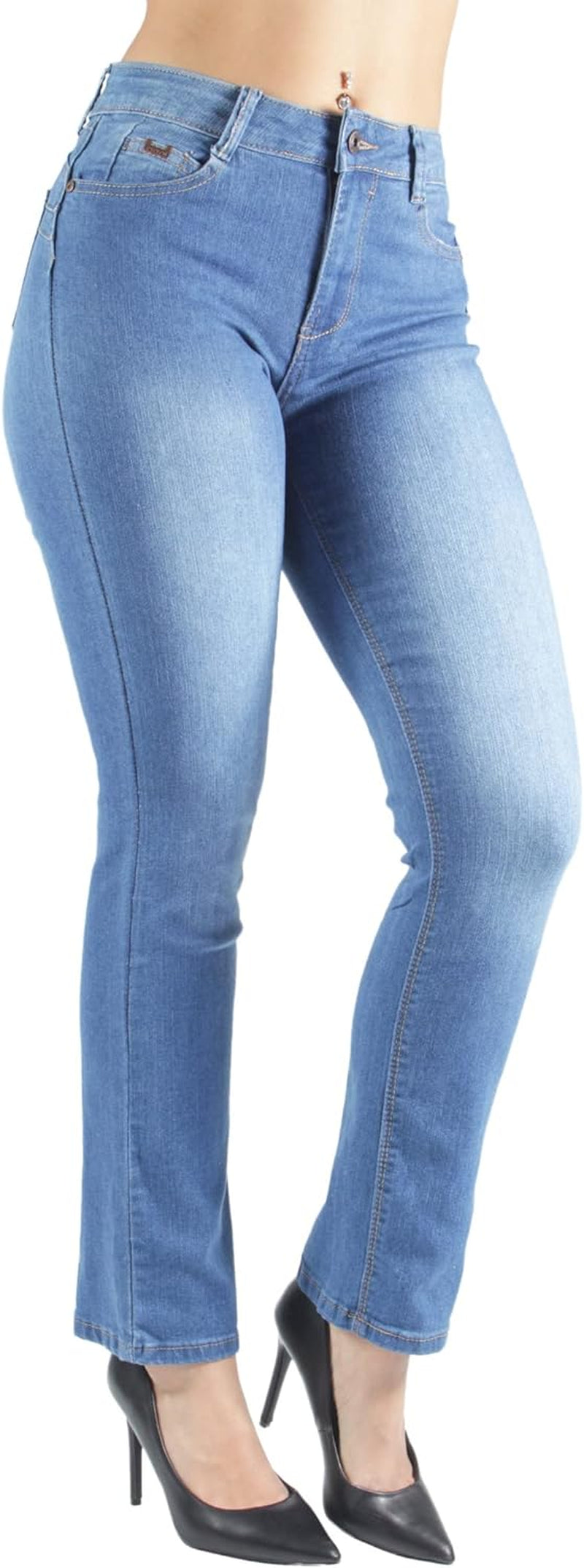 High-Waist Skinny Jeans Designed to Lift Your Butt with Colombian Influence