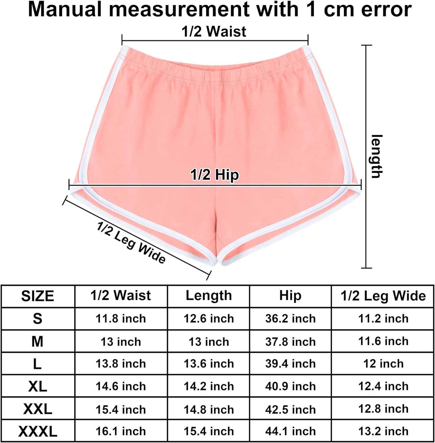 4-Pack Women’s Athletic Cotton Lounge Shorts